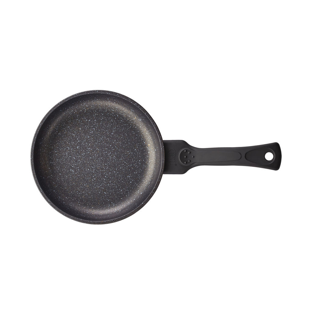 1582 GIPFEL Сковорода ZENIT 20x4,2см из литого алюминия с двуслойным мраморным антипригарным покрытием Teflon Marble, c индукционным дном, с бакелитовой ручкой с покрытием Soft-touch. Толщина: 2,0/5,0мм  фото 5