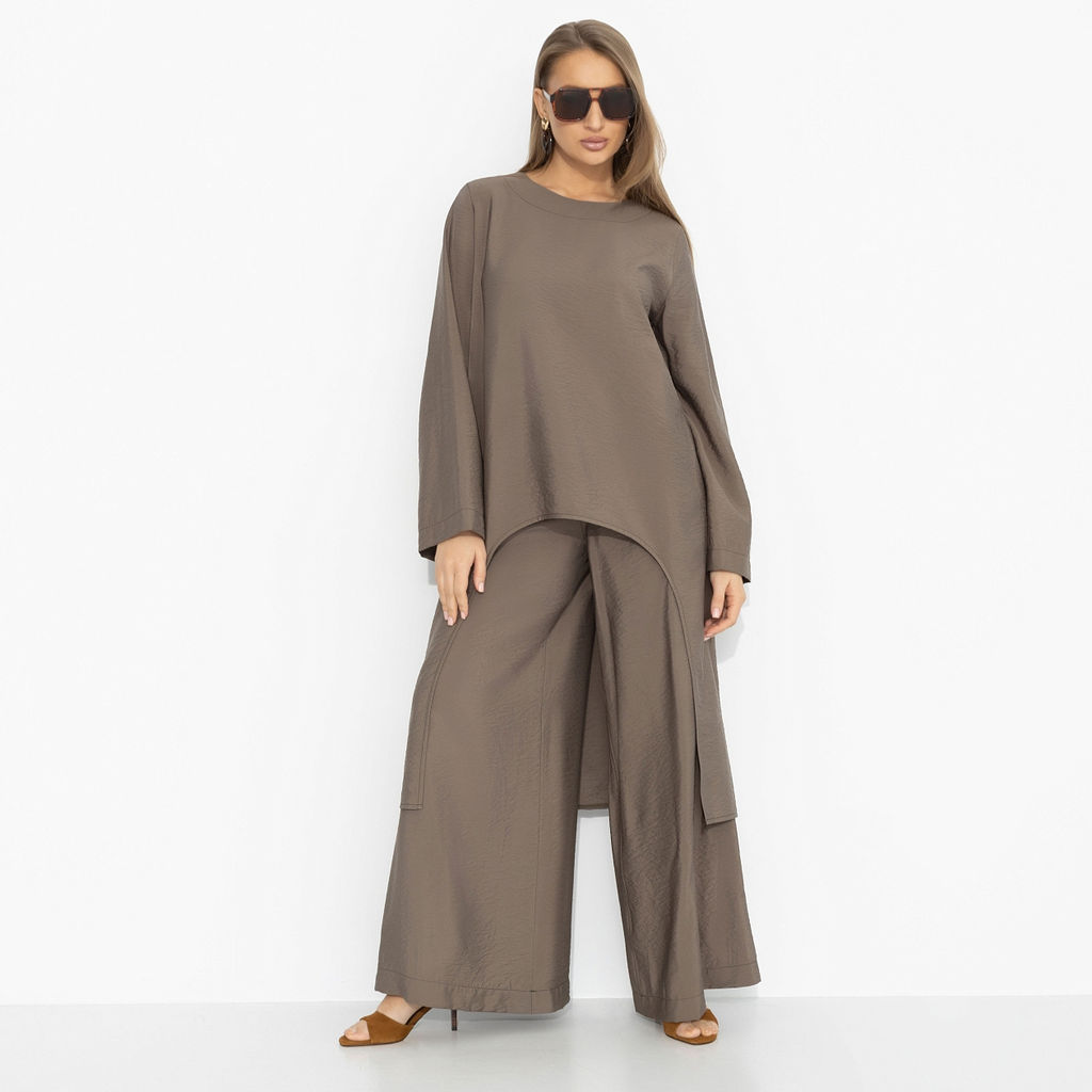 Брюки из вискозы, Красиво жить (хаки) - Charutti фото 6