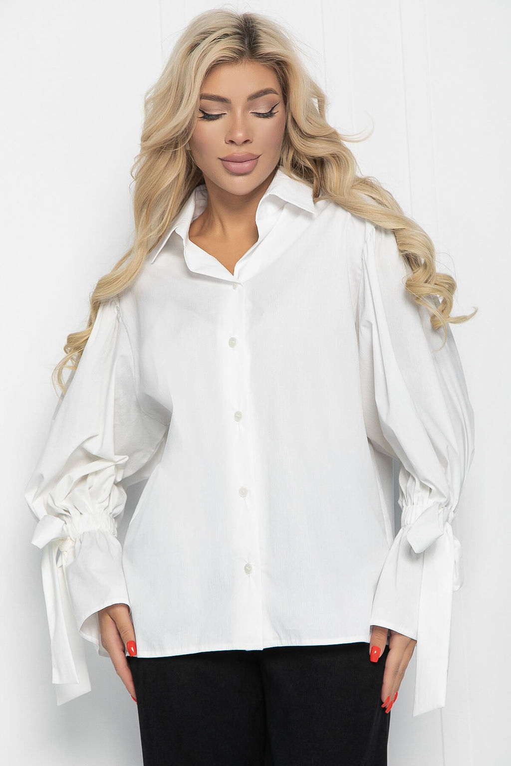 Рубашка Волшебная лилия айвори Б10065 - Lt collection фото 5