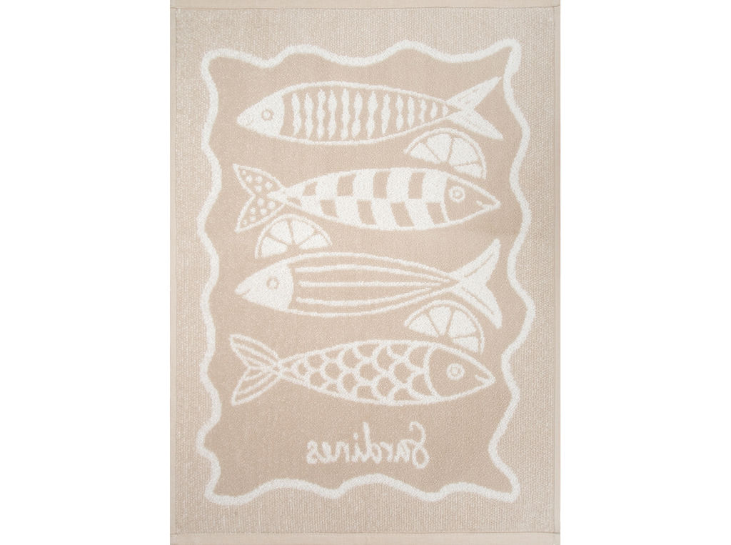 Полотенце махровое 3с103.414ж1 Сардины(лен3) 50х70 см