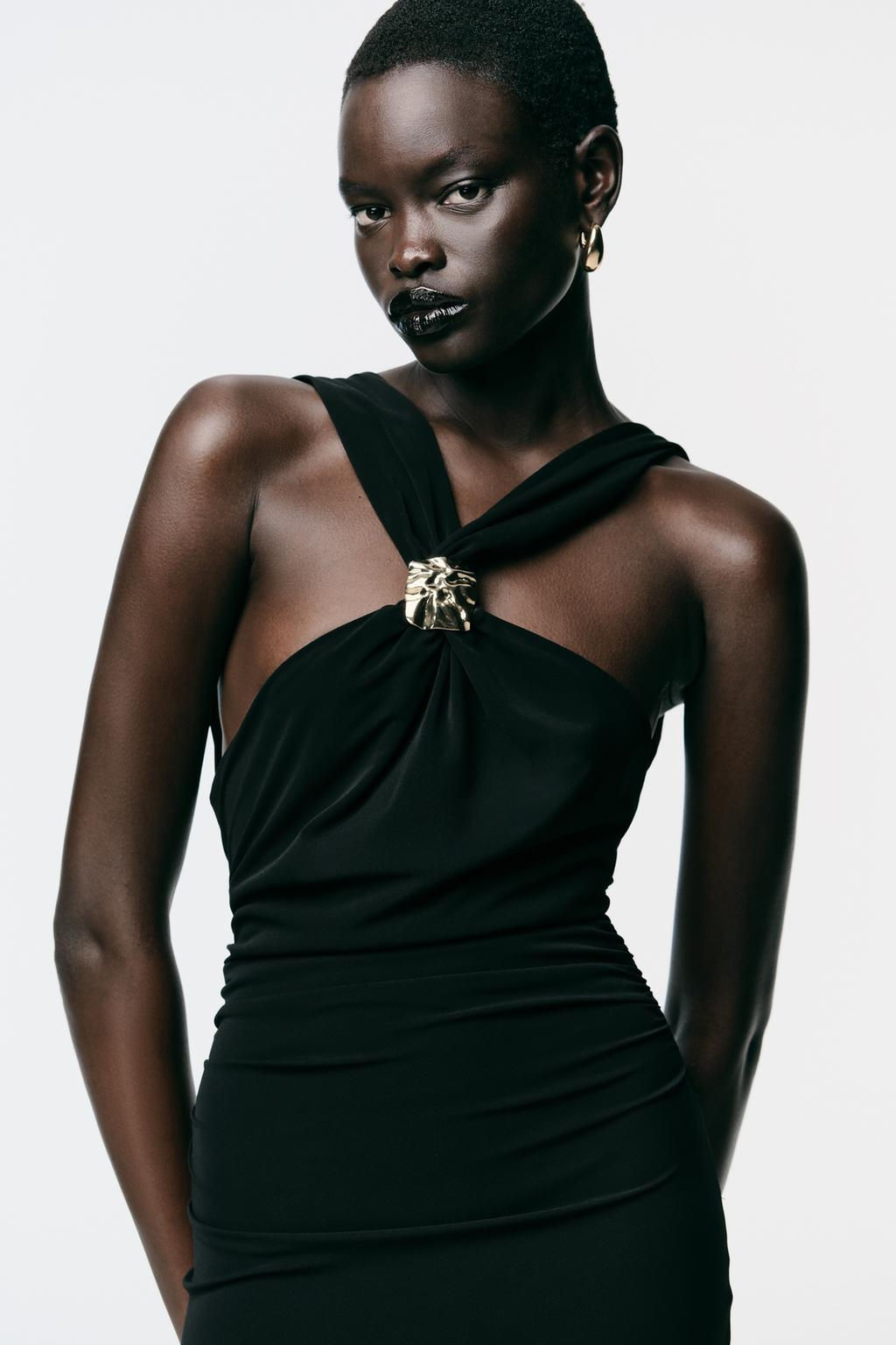 CROSSOVER DRESS WITH DETAIL - Zara фото 3