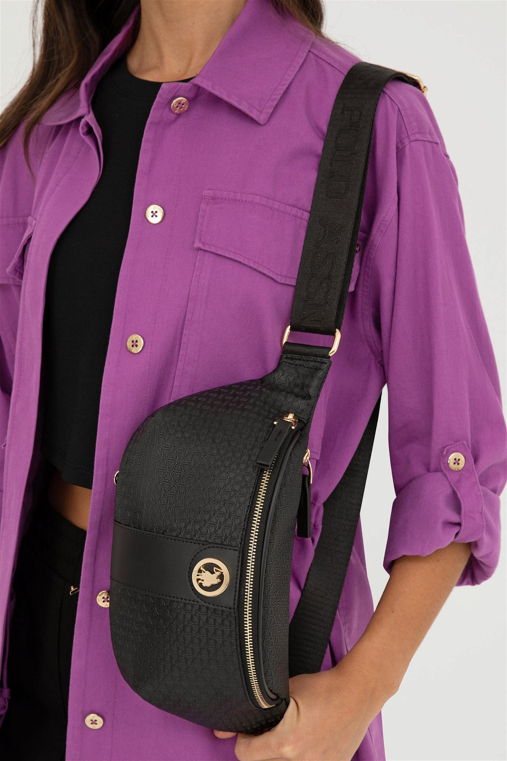 Женская черная поясная сумка Неожиданная скидка в корзине - U.s. polo assn фото 2