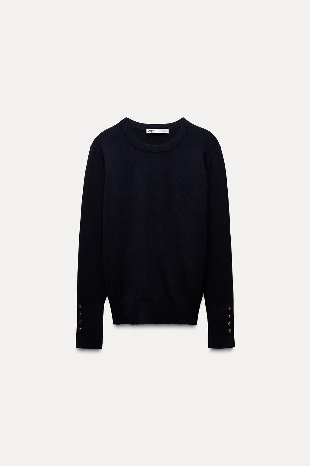 BASIC PLAIN KNIT SWEATER - Zara фото 5