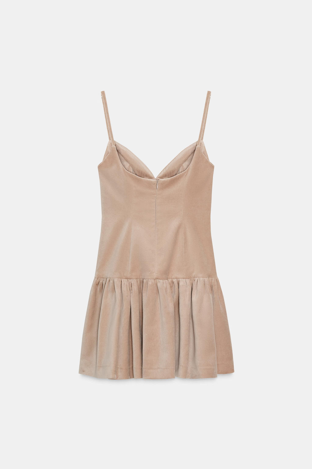 SHORT VOLUMINOUS STRAP DRESS - Zara фото 7