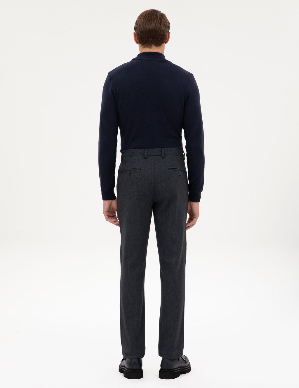 Lacivert Slim Fit Kuma_ Pantolon - Pierre cardin фото 4