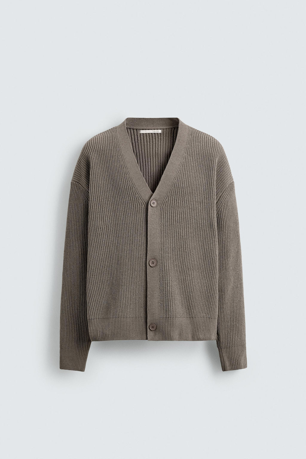 PURL KNIT CARDIGAN - Zara фото 7