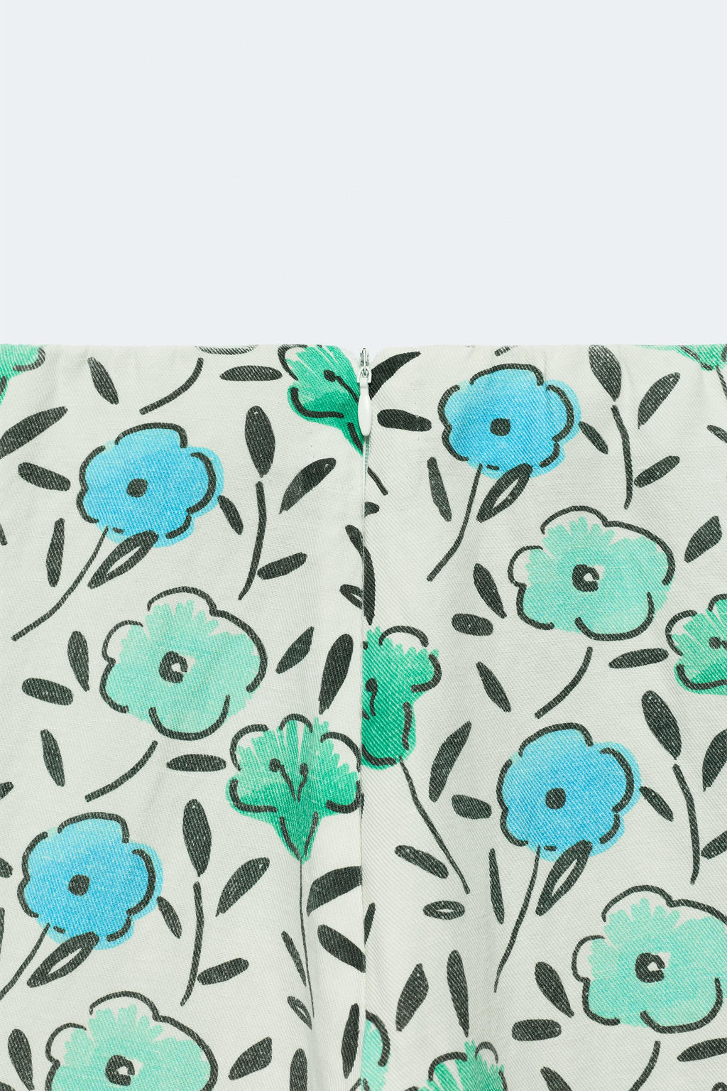 FALDA MIDI FLORES CON LINO LIMITED EDITION / Estampado - Zara фото 7