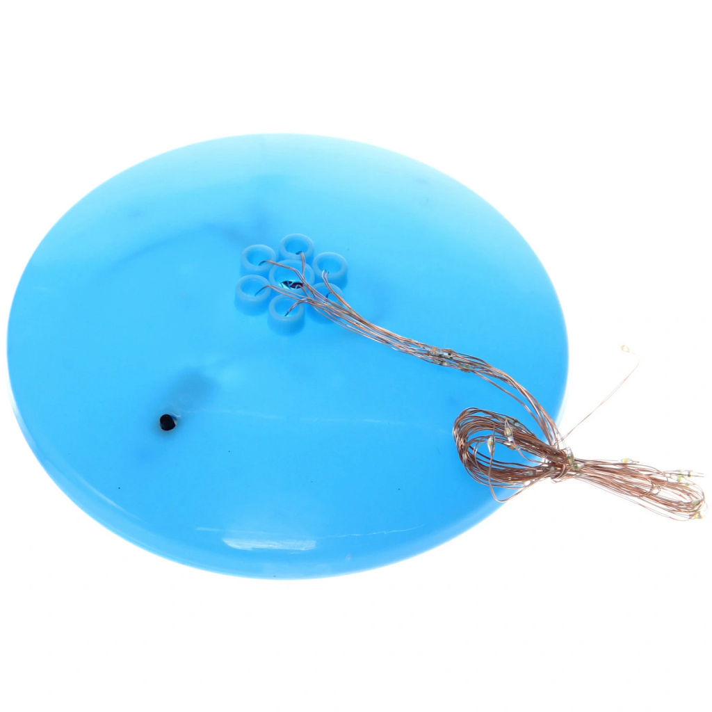 Подставка для шаров светящаяся "Веселье" (основа, 7 палочек с держателями) 67*35*55 см, прозрачный