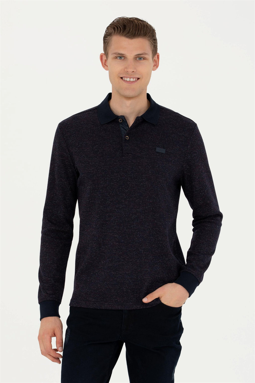 Мужской темно-синий свитшот - U.s. polo assn фото 8