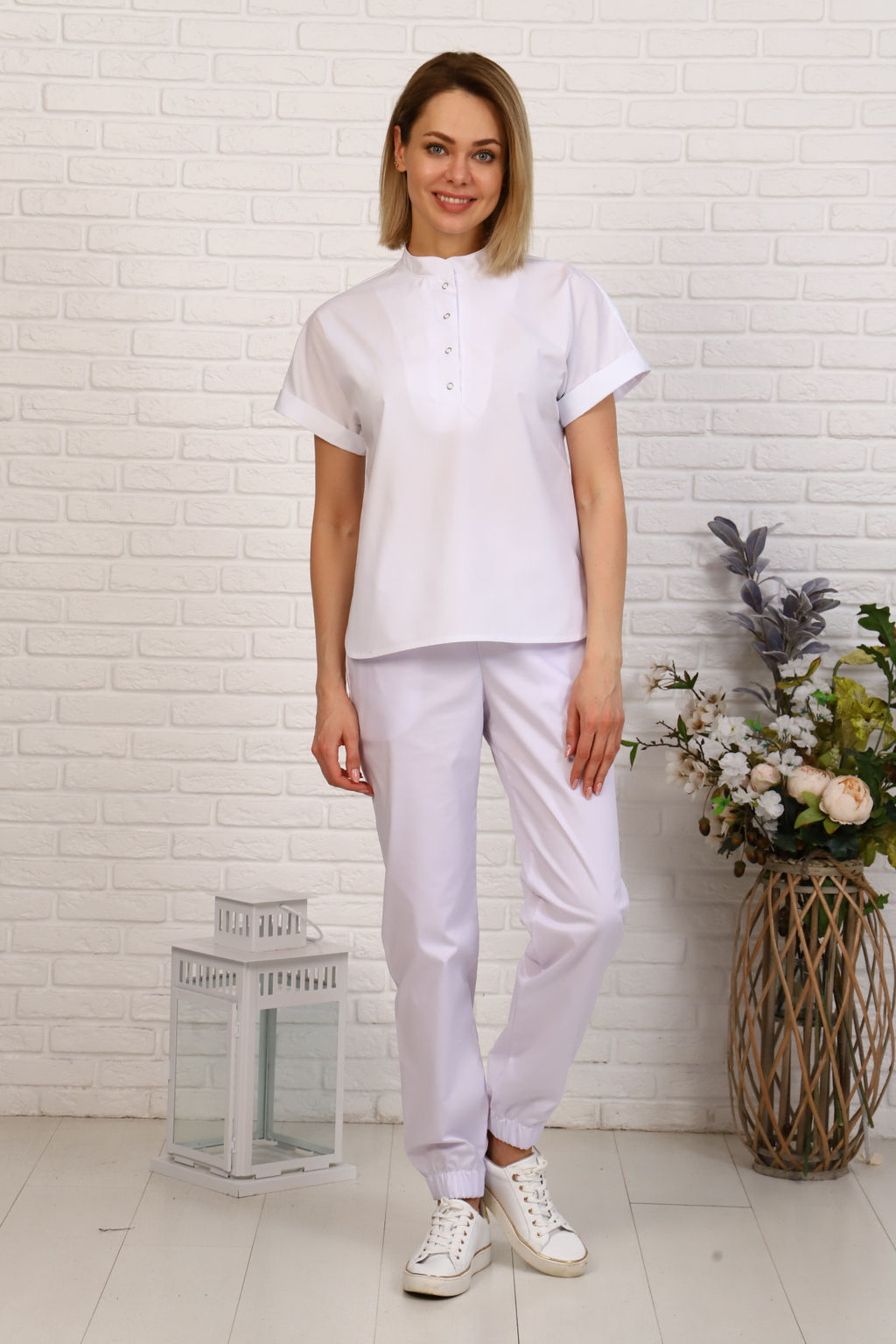 Куртка женская 189 ТС. Цвет: белый - Стильб фото 3