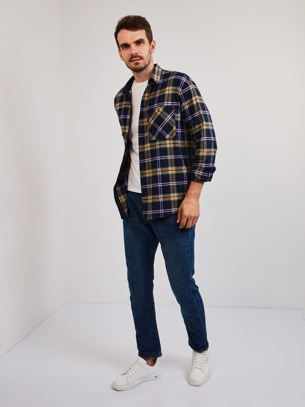 Сорочка мужская длинный рукав GREG S275/211/2679/P/1p  фото 4