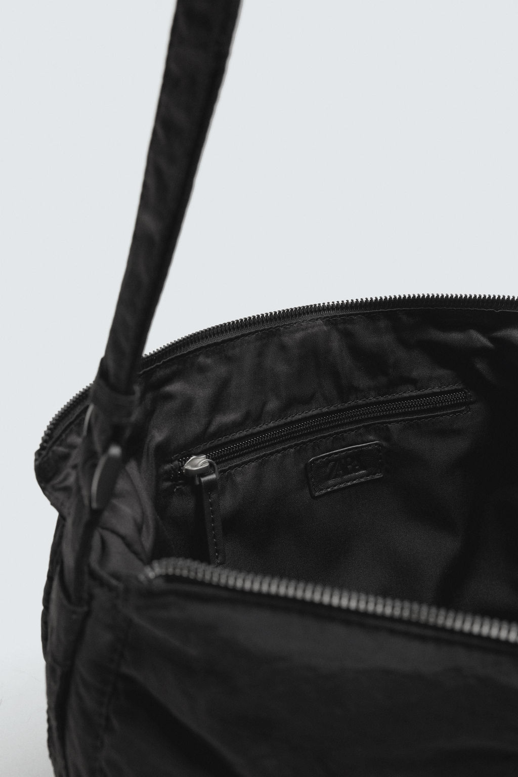 NYLON FLAP CROSSBODY BAG - Zara фото 4