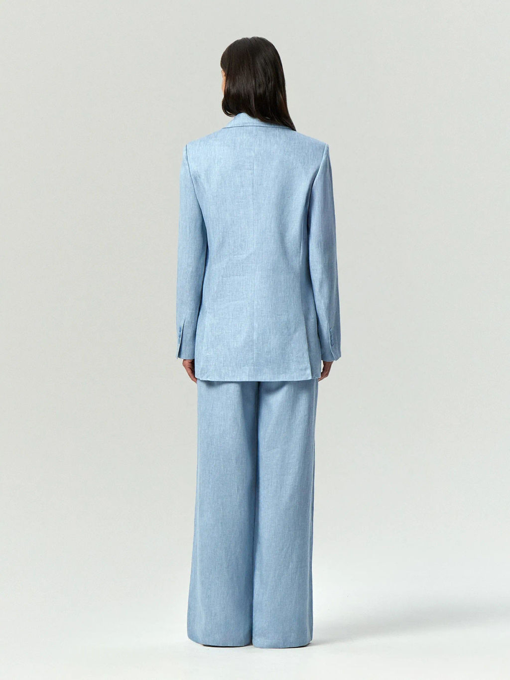 Однобортный жакет изо льна, ML724/normandie - Emka фото 4