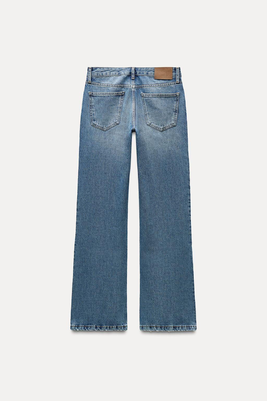 ZW COLLECTION BOOTCUT FULL LENGTH LOW RISE JEANS - Zara фото 13