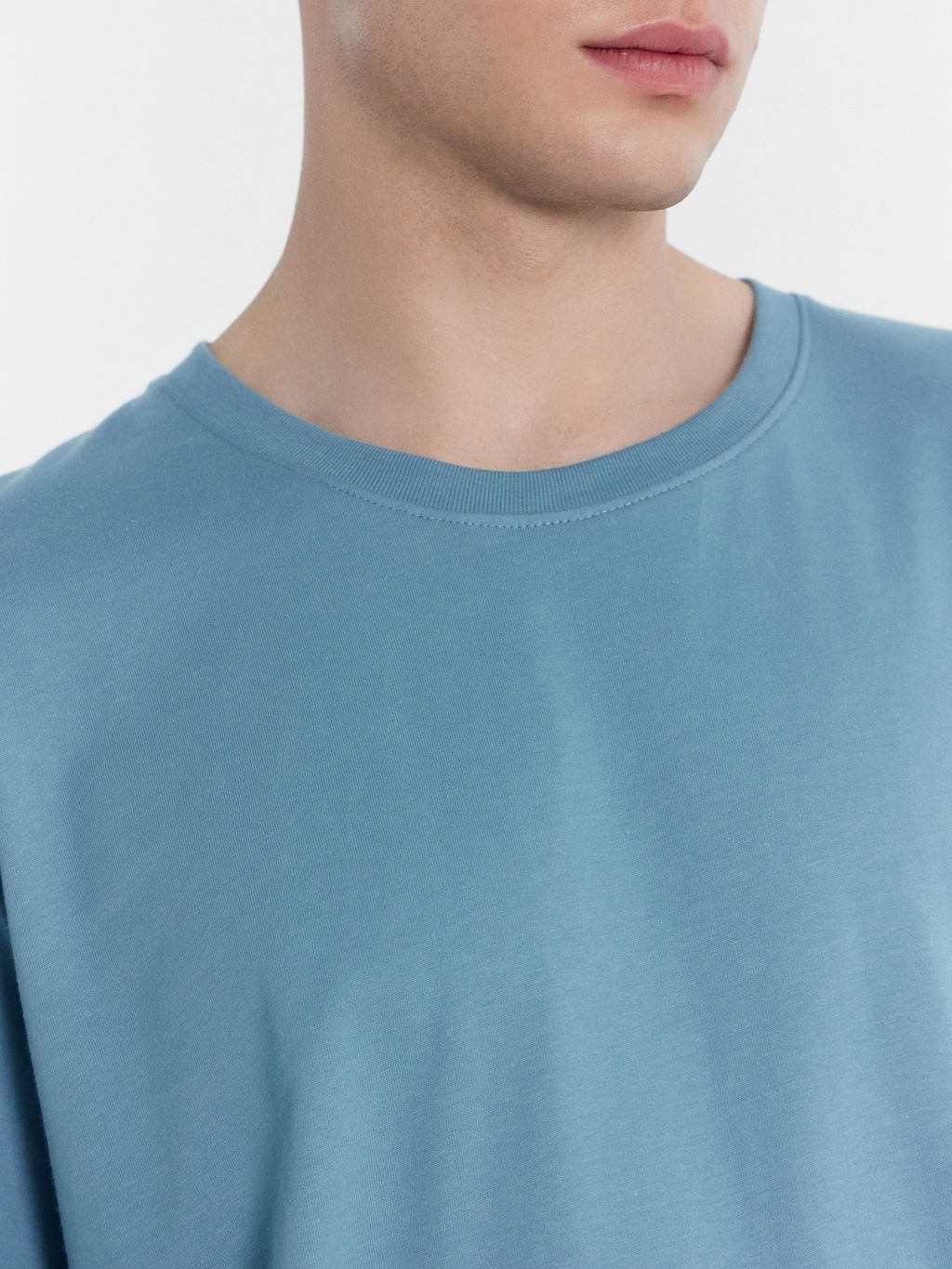 Футболка мужская в серо-голубом цвете серо -голубой 111877 - Mark formelle фото 5