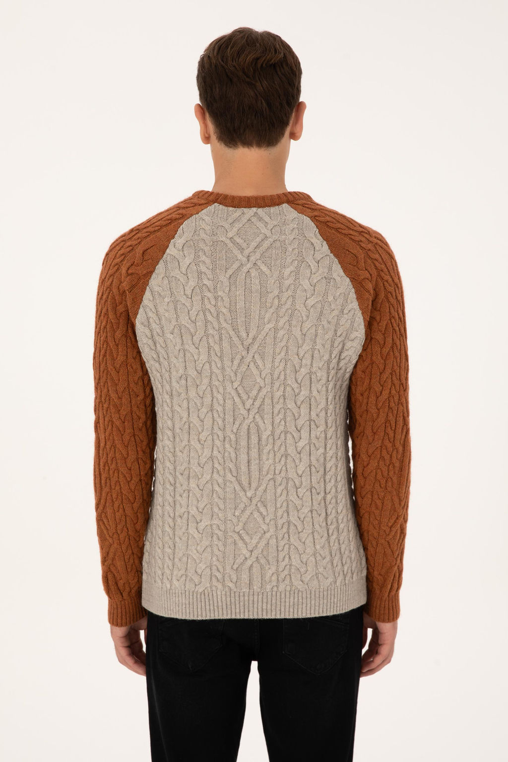 Erkek Regular Fit Bisiklet Yaka Ta_ Kazak - U.s. polo assn фото 5