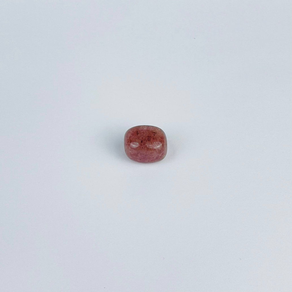 Бусины для украшений из Клубничного кварца (3 шт)