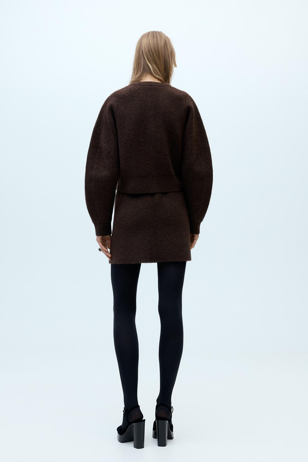 MINI SKIRT WITH SIDE SEAMS - Zara фото 4