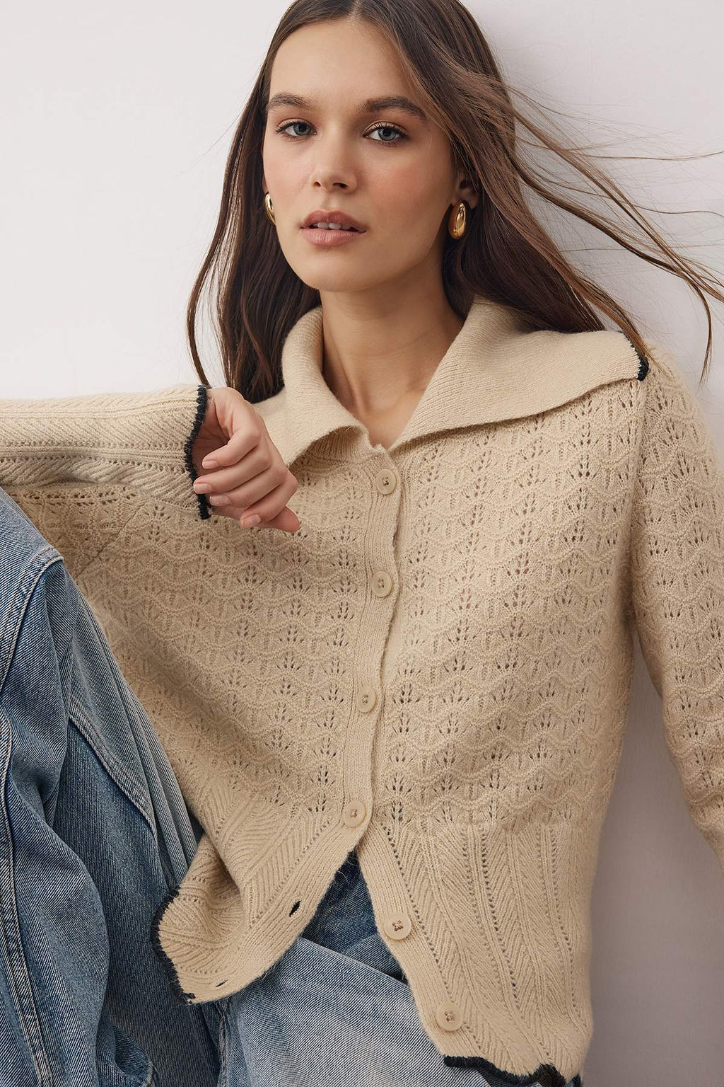 Tas Devrik Yaka Fitted Triko H?rka TWOAW26HI00073 - Trendyolmilla фото 6