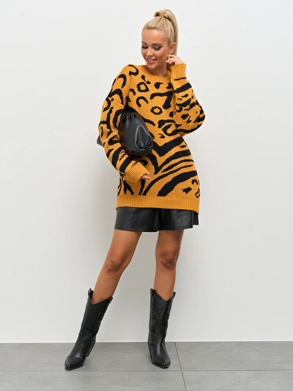 JETTY Туника вязаная оверсайз  фото 5