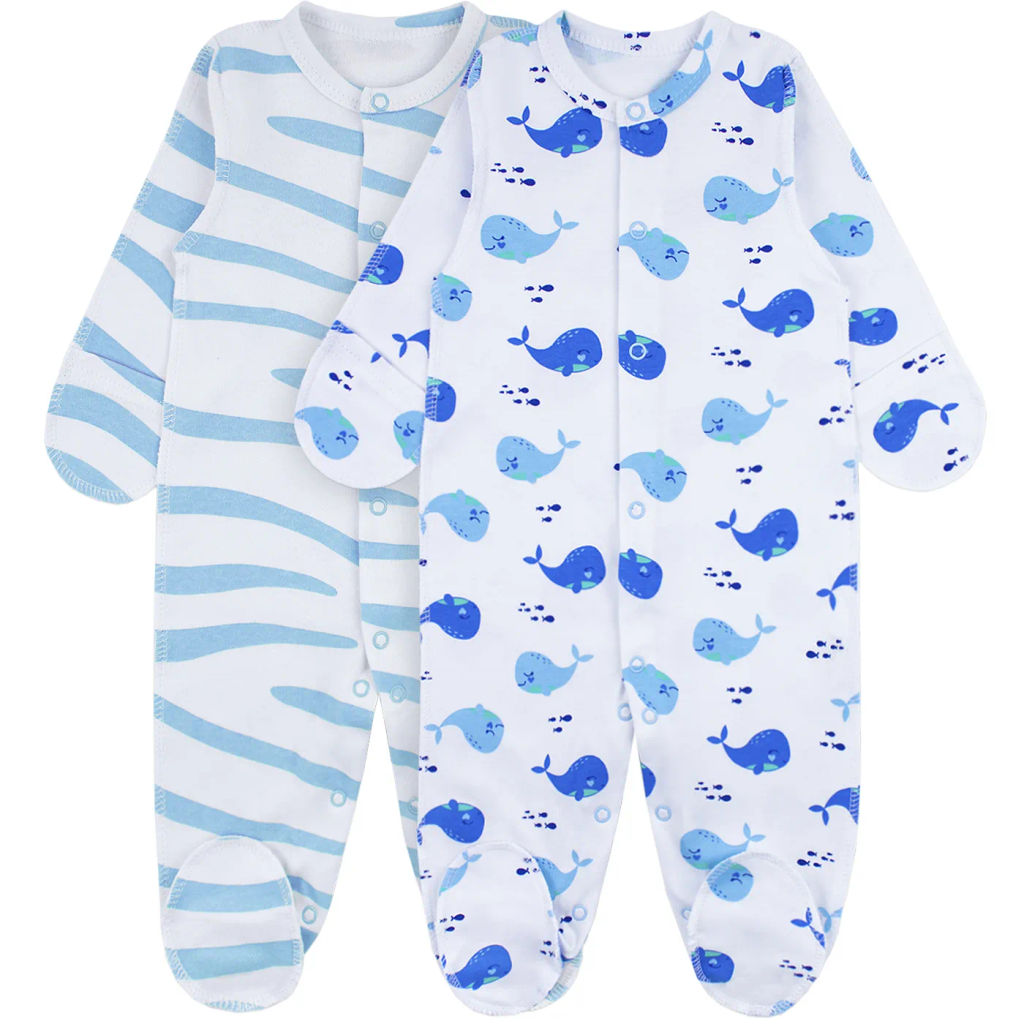 Комплект комбинезонов интерлок 2 шт 1335200301 - Youlala фото 6