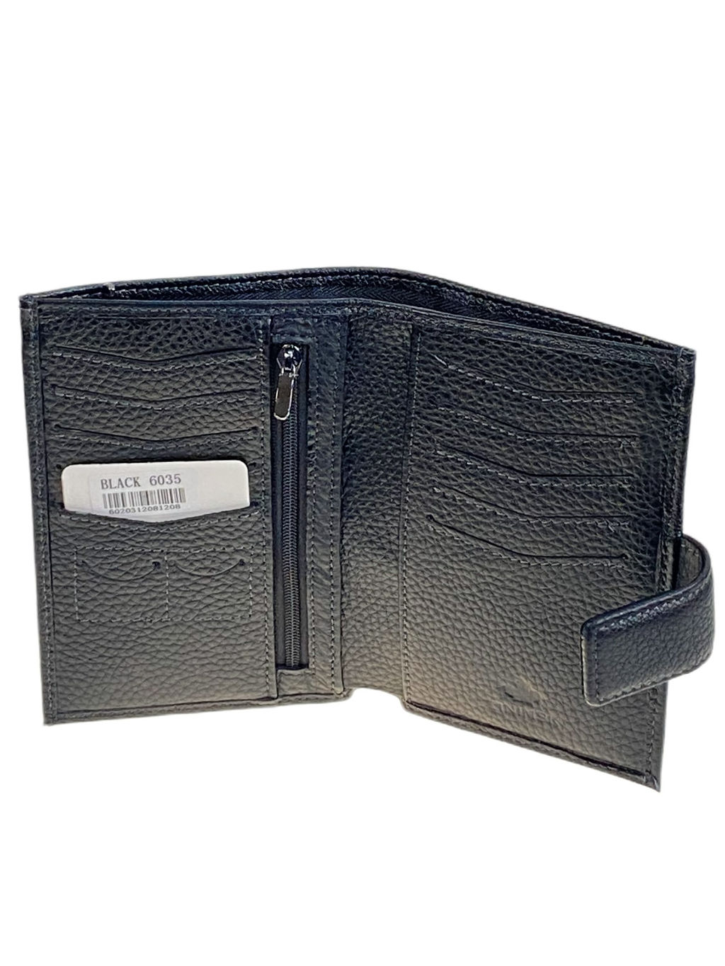 Кошелек-органайзер мужской из натуральной кожи, цвет черный - Greta фото 2