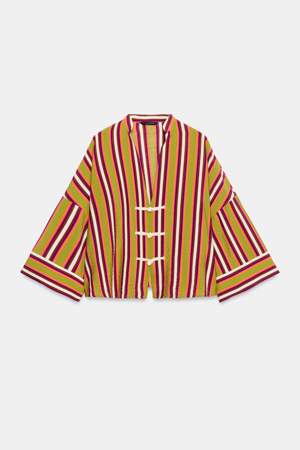 CAMISA RAYAS ALAMARES / Multicolor