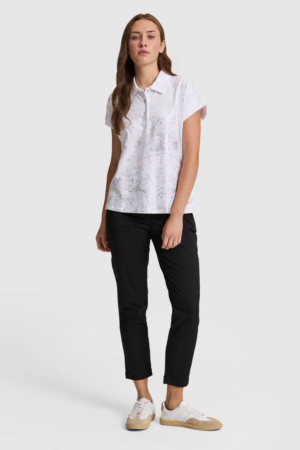 Kad_n Beyaz Polo Yaka Ti__rt - U.s. polo assn фото 4
