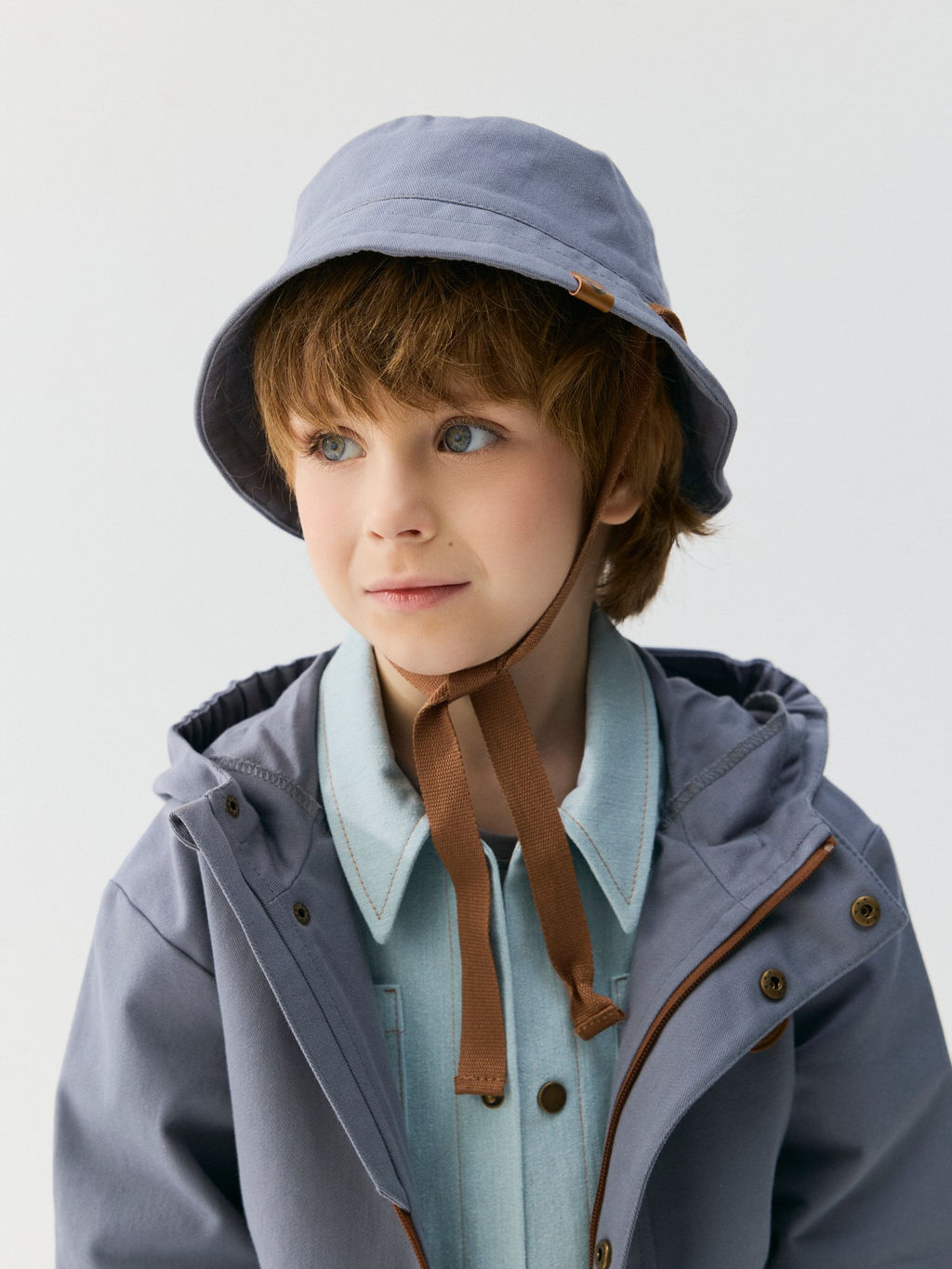 Панама хлопковая Графит - Bungly фото 4