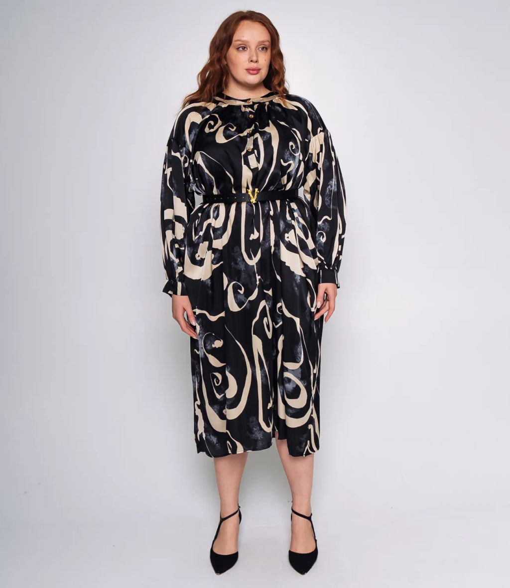 Платье #КТ0386, чёрный