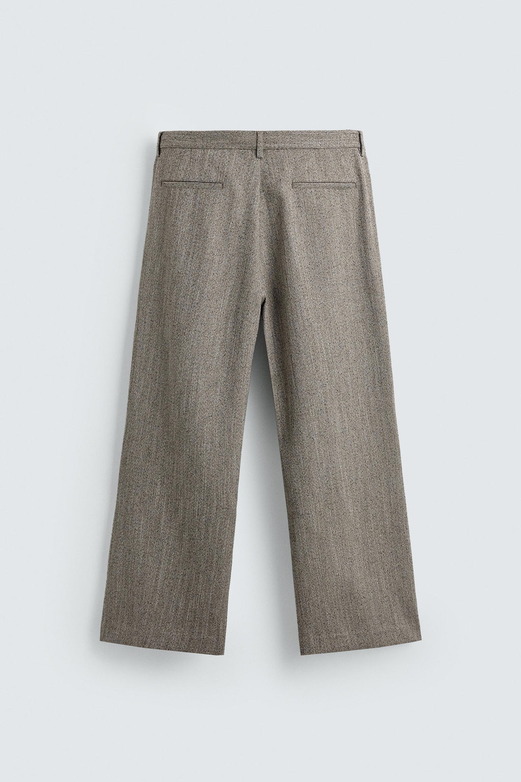 HERRINGBONE TEXTURED TROUSERS - Zara фото 8