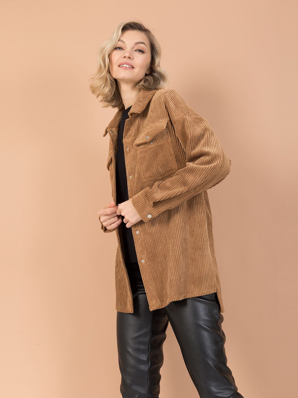 Рубашка вельветовая - Stilla фото 11