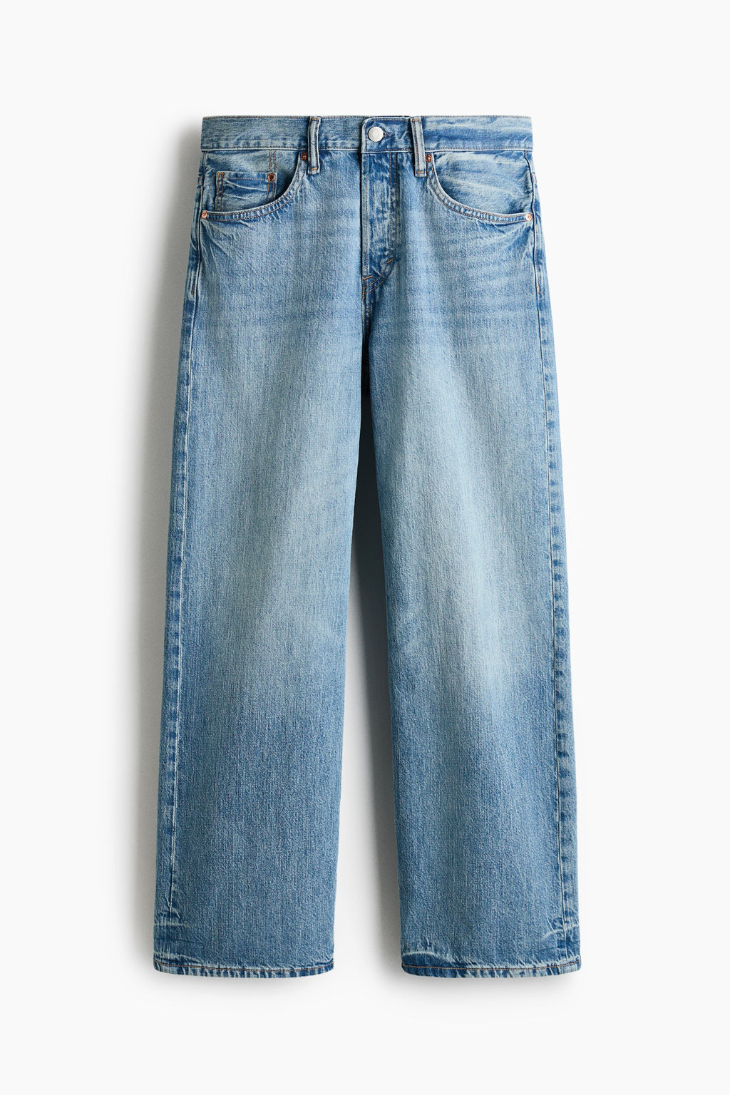 Loose Straight Jeans - H&m фото 8