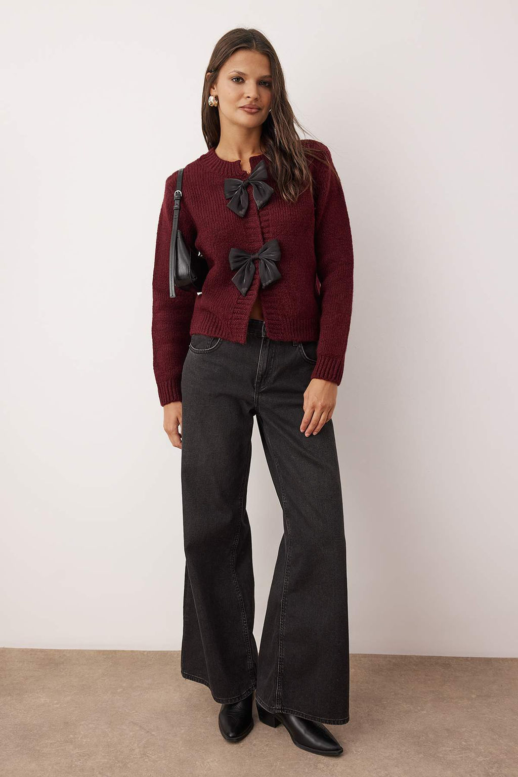 Tas Bisiklet Yaka Kurdele Detayl? Triko H?rka TWOAW26HI00236 - Trendyolmilla фото 10