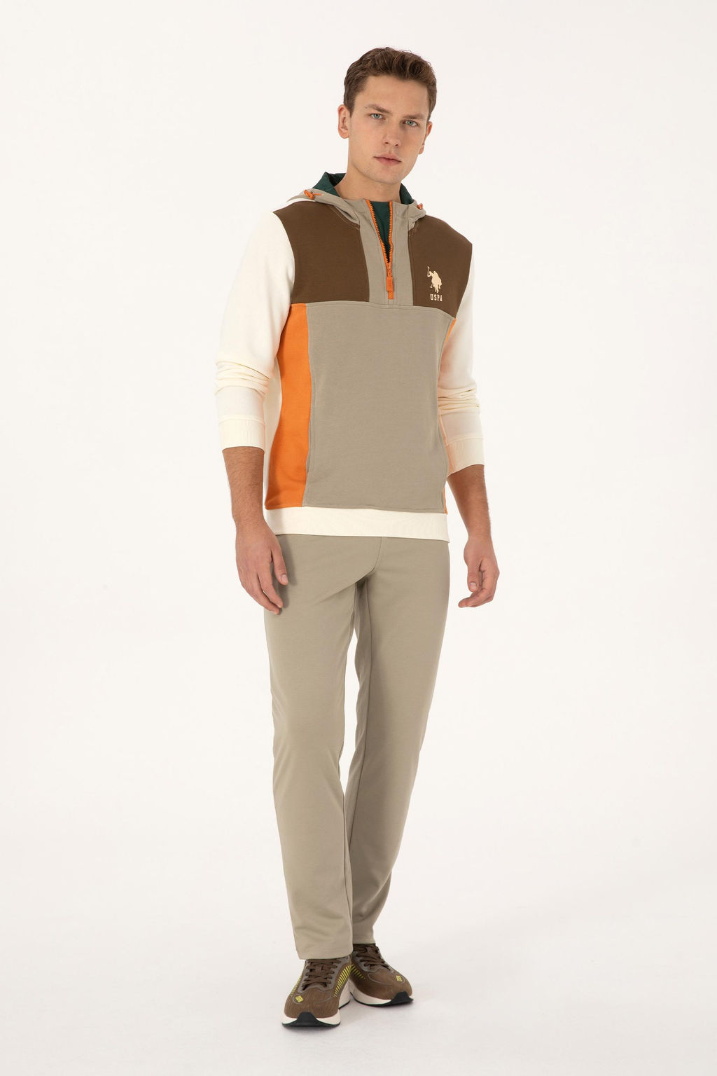 Erkek Krem Sweatshirt - U.s. polo assn фото 4