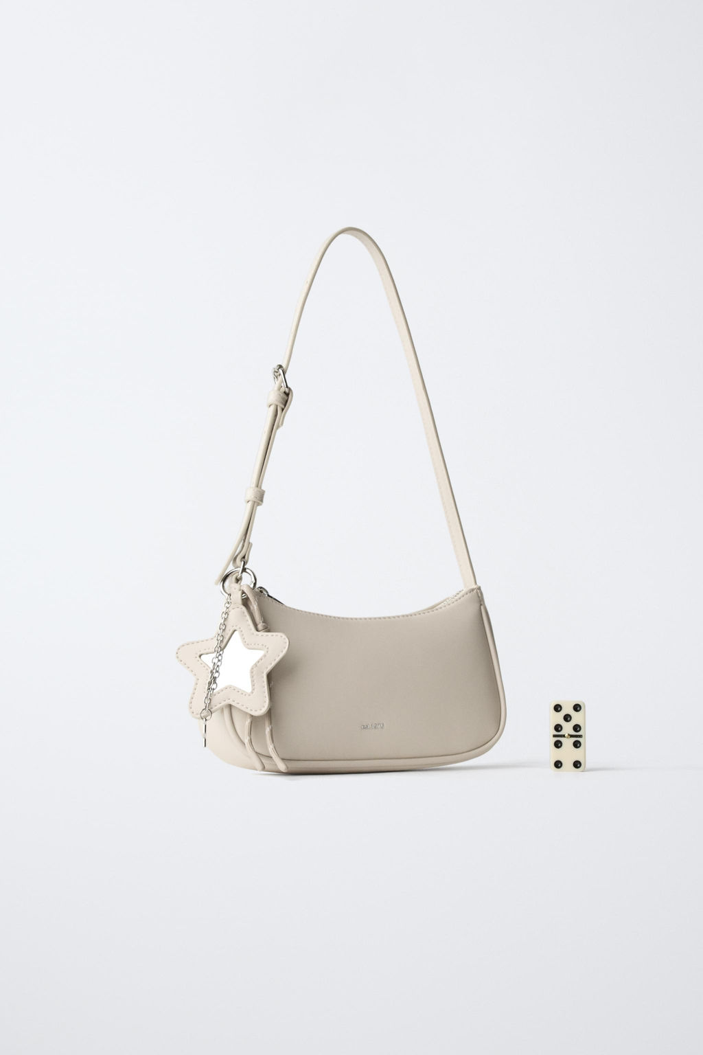 BOLSO HOMBRO CHARM / Blanco - Zara фото 6