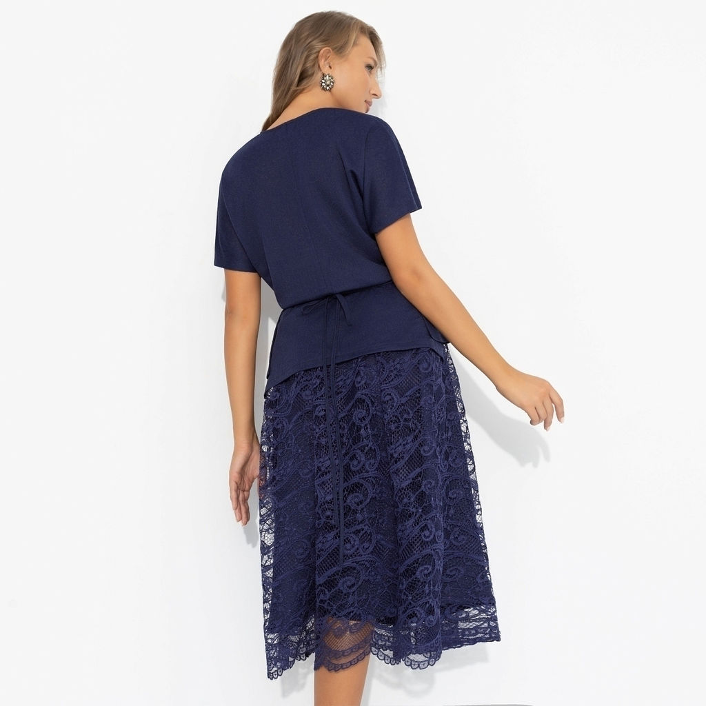 Костюм с юбкой нарядный, Ручаюсь за успех (2 в 1, роскошь) / Новый год - Charutti фото 5