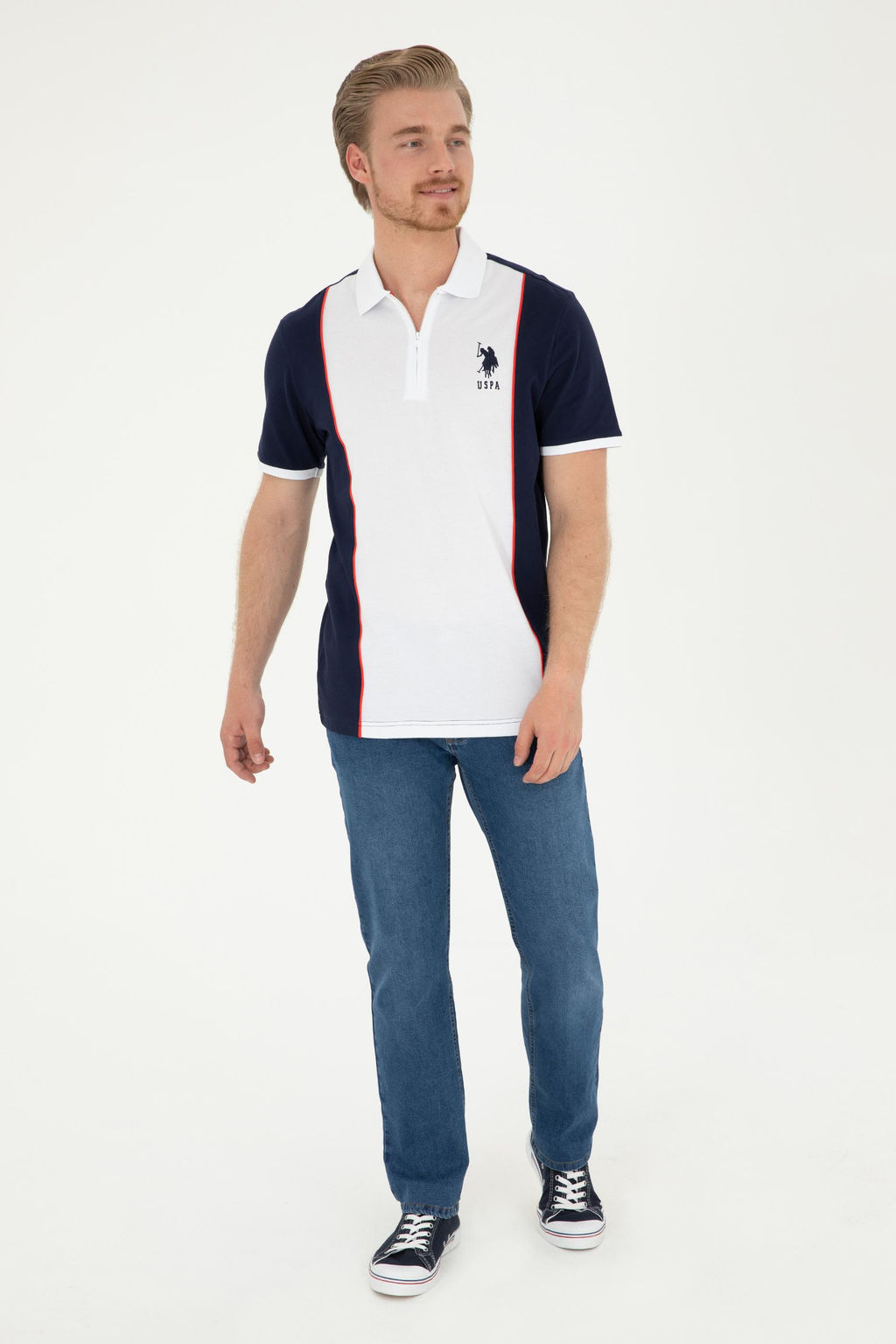 U. S. Polo Assn / Мужские темно-синие джинсовые брюки - U.s. polo assn фото 7