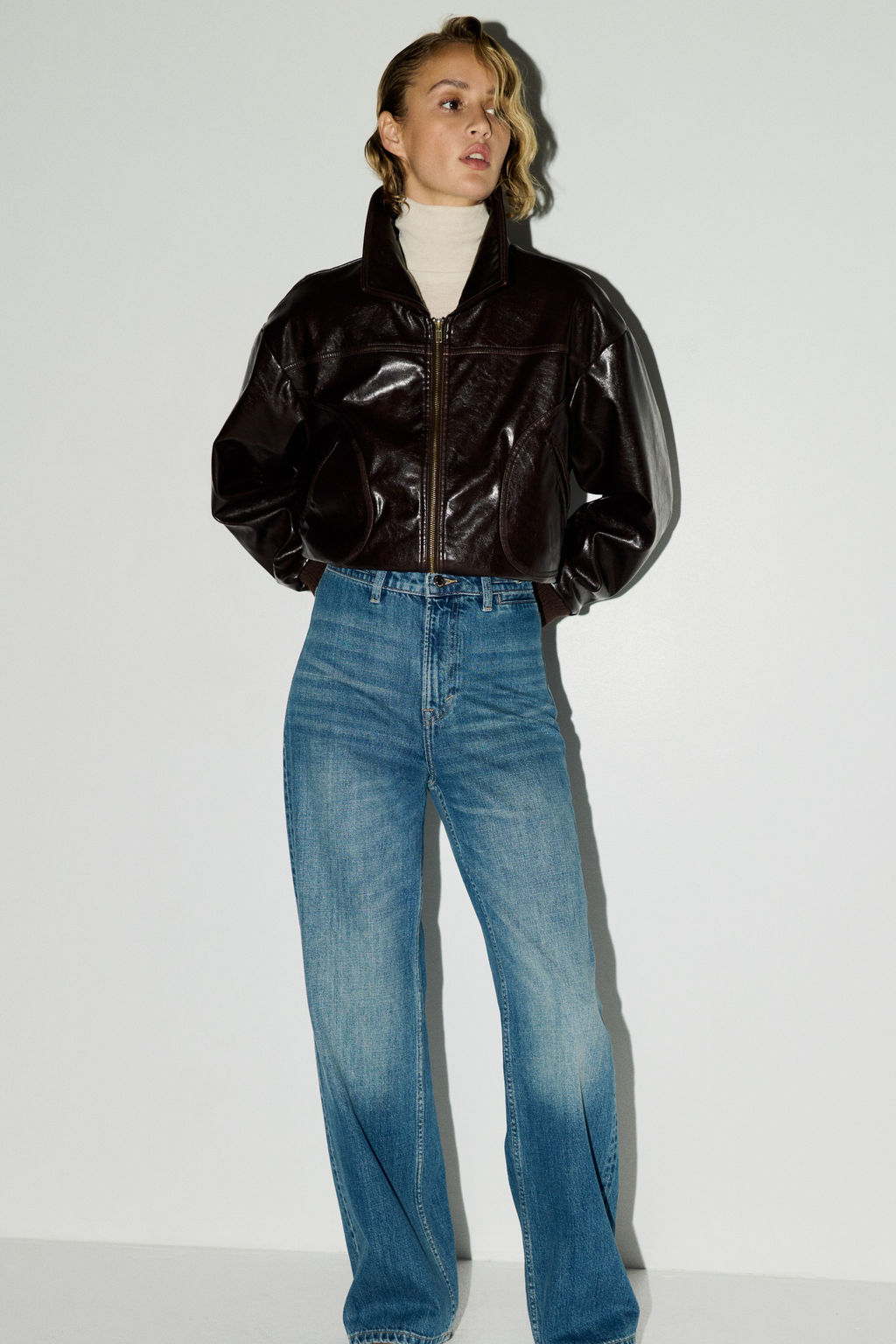 Straight High Jeans - H&m фото 11