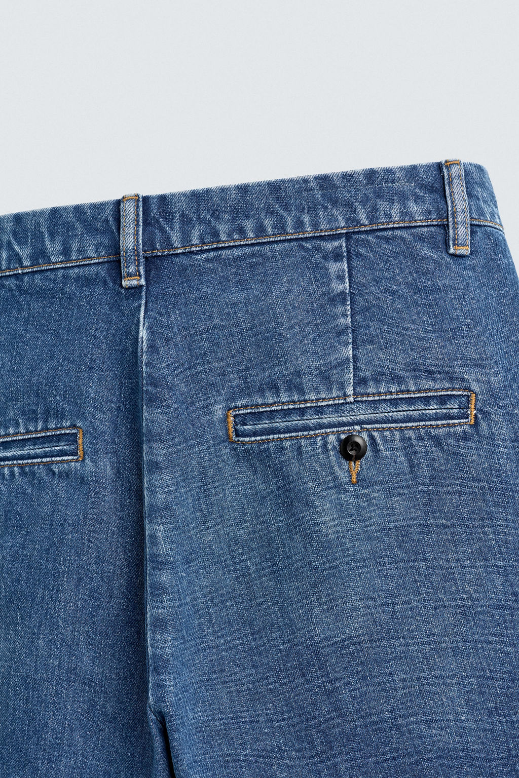 BERMUDA CHINO DENIM / Azul medio