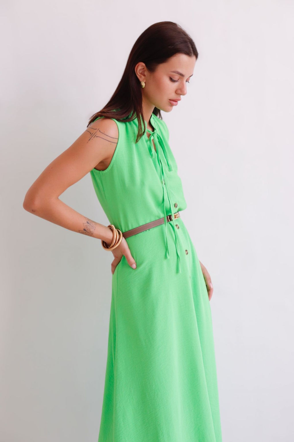 Платье, как из к/ф Красотка, салатовое - Martichelli фото 11