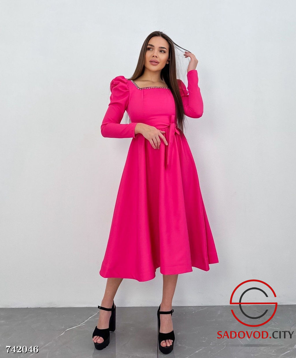 Нарядное платье с жемчужинами - Bruno фото 2