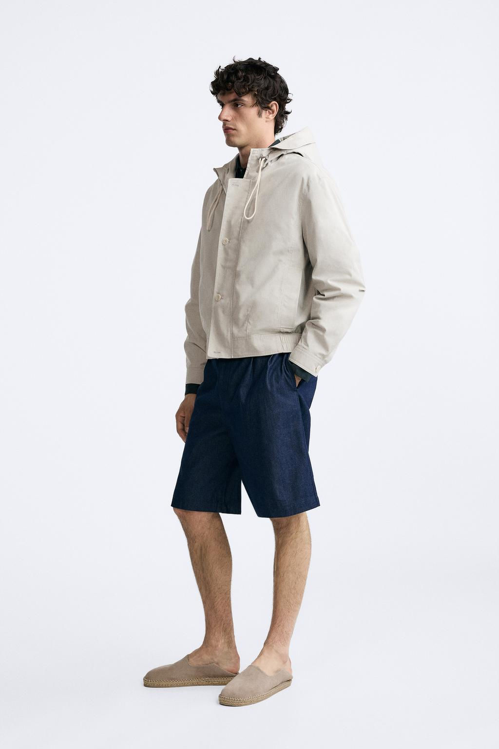 COTTON JACKET WITH HOOD - Zara фото 4