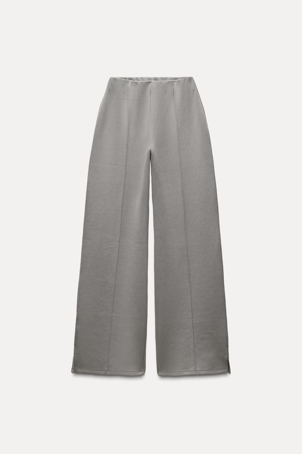 INTERLOCK KNIT TROUSERS WITH VENTS - Zara фото 21