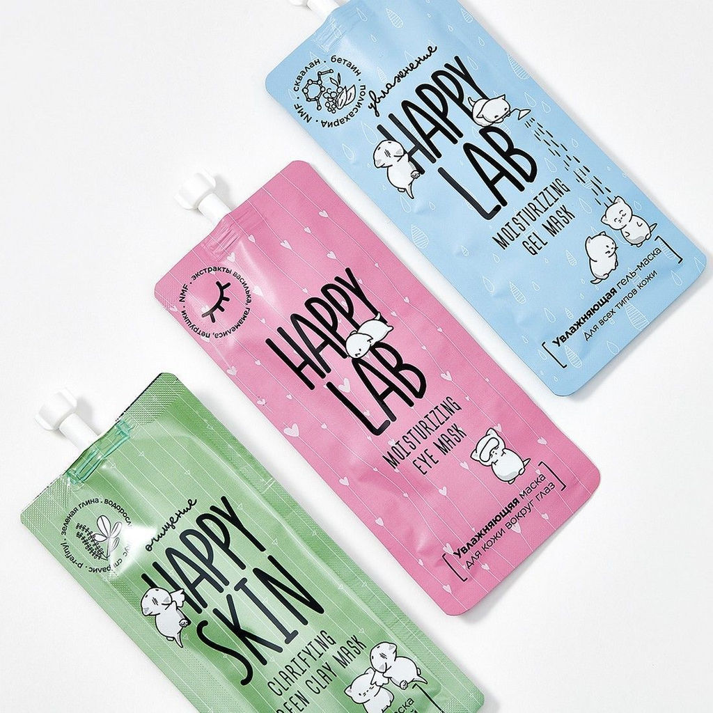 Happy Lab Набор для ухода за молодой кожей / Set of Happy Mask 2 4243  фото 3