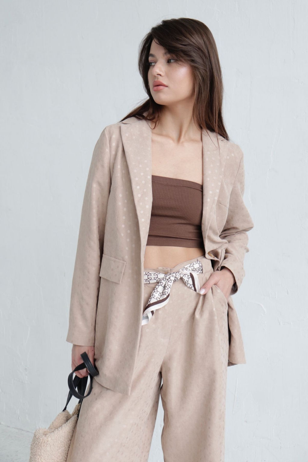 Жакет удлинённый с английским воротником - Martichelli фото 127