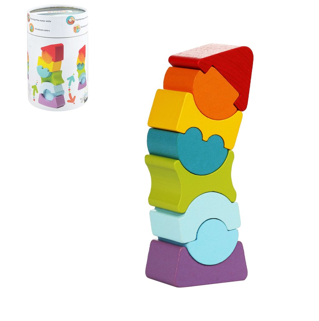 CUBIKA.12862/LD-9 Игрушка логическая "Башня" (8 дет.) /10