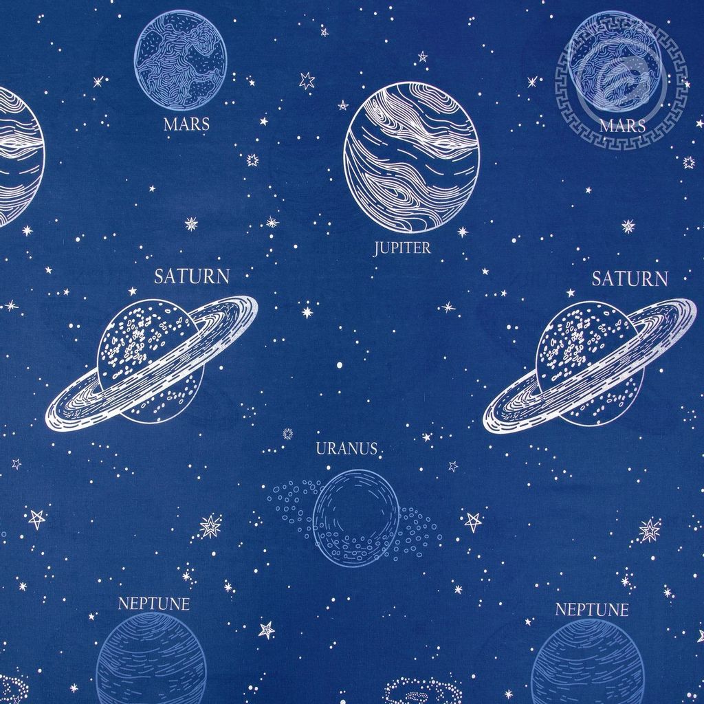 Постельное белье - Бязь Гравитация (АД) 2-спальный с Евро простыней (молния) - Luteks фото 3