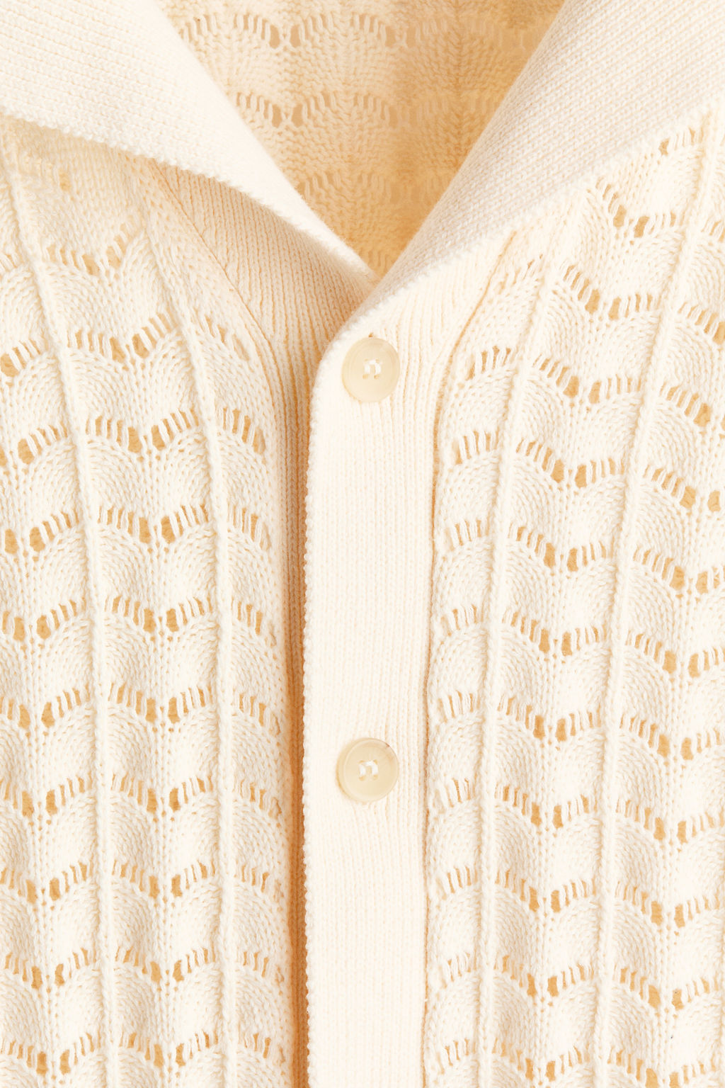 Camisa resort en punto pointelle Relaxed Fit - H&m фото 6