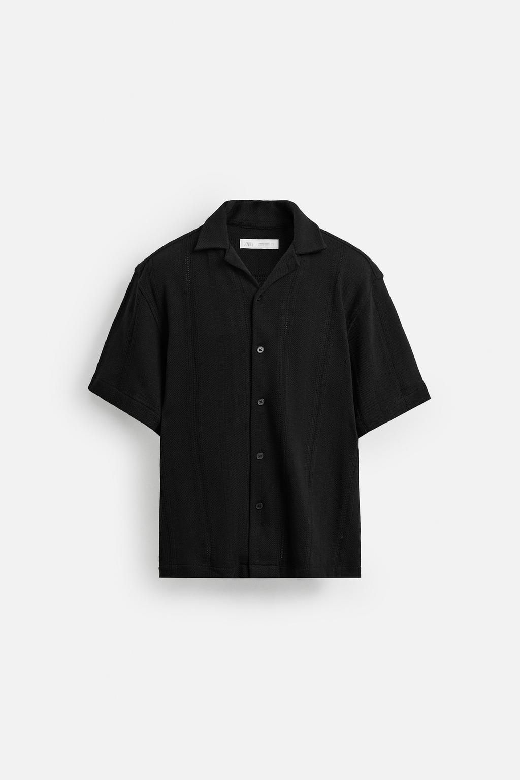TEXTURED JACQUARD SHIRT - Zara фото 15
